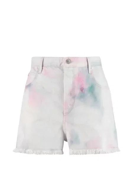 Pantaloni scurți Isabel Marant cu legături alb