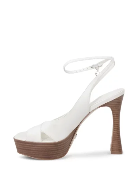 Sandale Guess cu platformă cu bretele alb