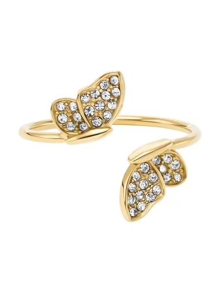 Позолочений перстень Fossil