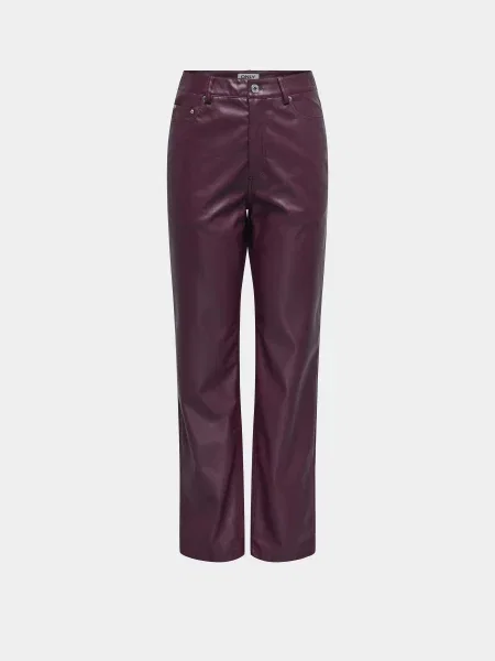 Штани повсякденні Only фіолетовий