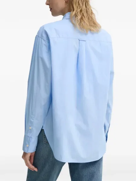 Curea Levi's® cu broderie cu cataramă cu dungi albastru