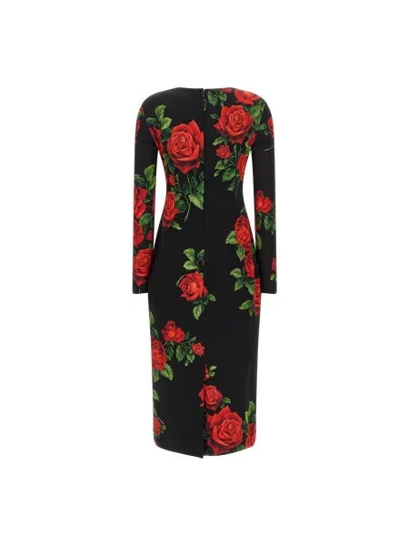 Sukienka midi Dolce And Gabbana z krepy