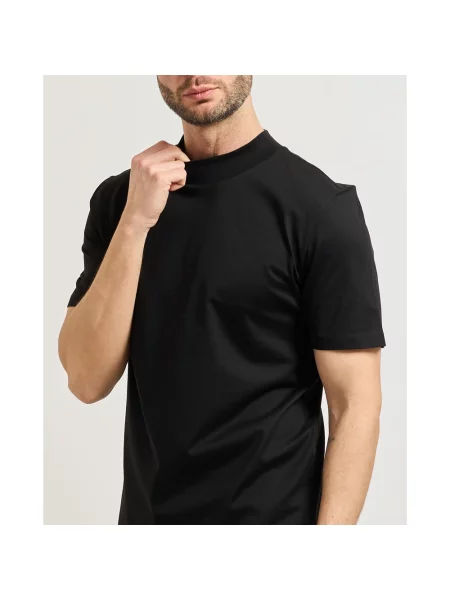 T-shirt z okrągłym dekoltem Hugo czarna