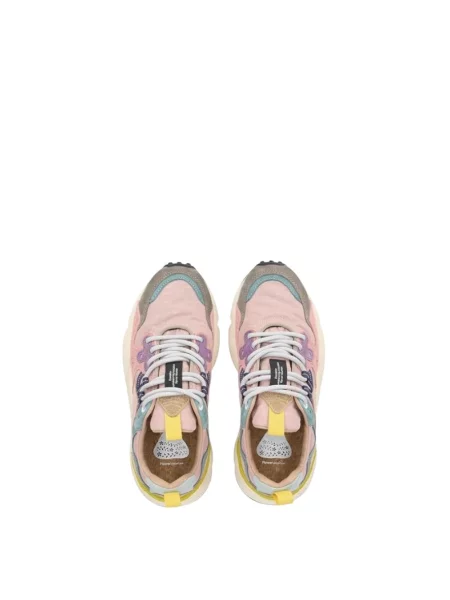 Sneakersy Flower Mountain w kwiatki skórzane