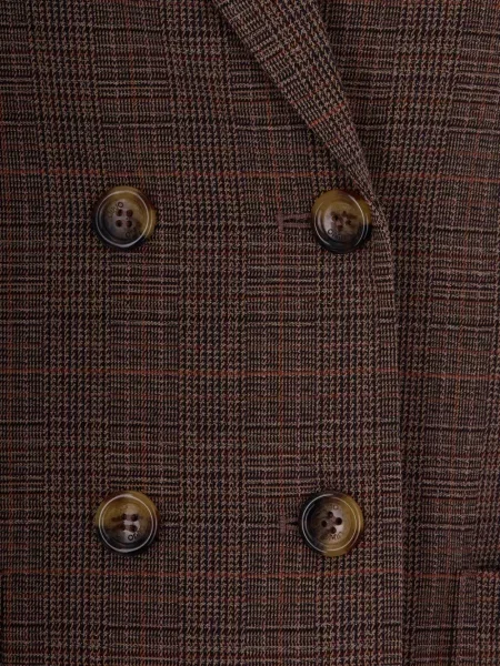 Sacou Liu Jo în carouri maro