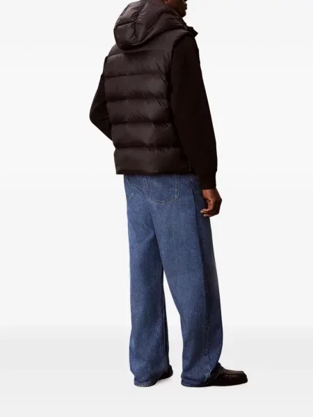 Vestă Calvin Klein cu glugă negru