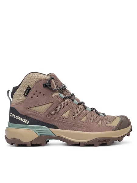 Παπούτσια πεζοπορίας Salomon X Ultra Ltr Mid Gtx W Χακί