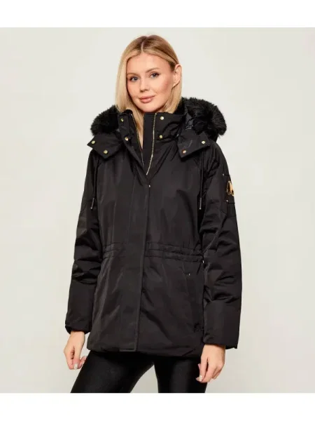 Moose Knuckles De puf geacă parka | Relaxed fit negru
