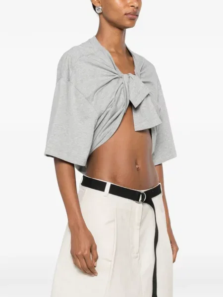 Decupat tricou Meryll Rogge gri