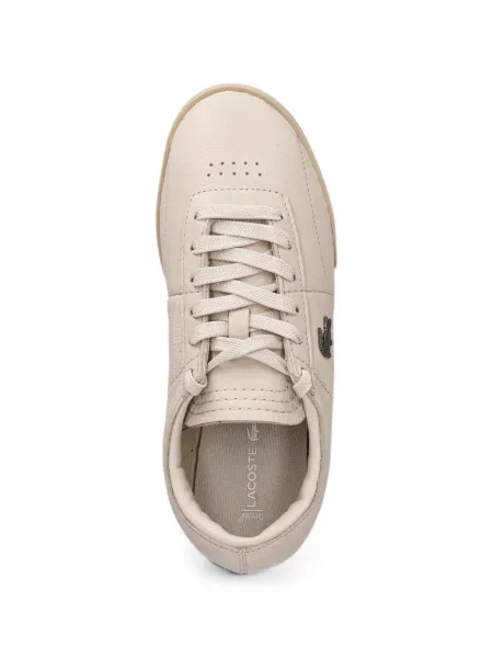 Sneakerși Lacoste din piele cu autograf