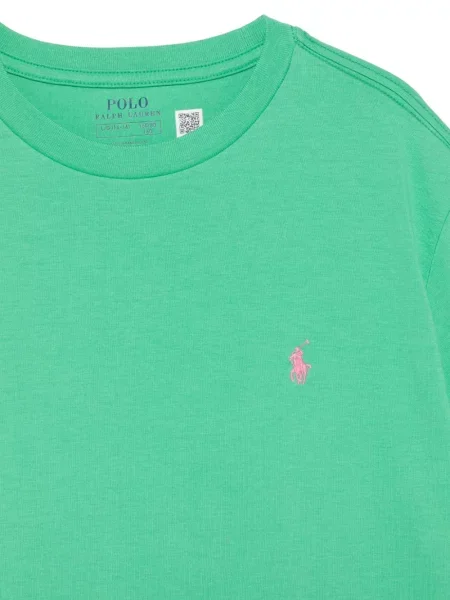 Koszulka polo dziecięca Polo Ralph Lauren zielona