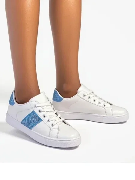 Sneakerși Resti alb