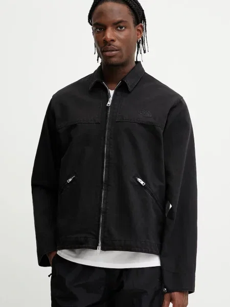 Яке The North Face Cedar Canvas Work преходен модел черно