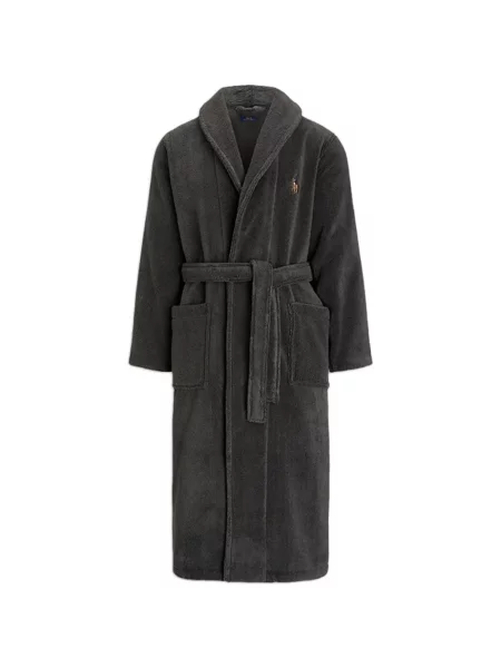 Pruhované stahovací šňůrka tričko Polo Ralph Lauren s autogramem modré