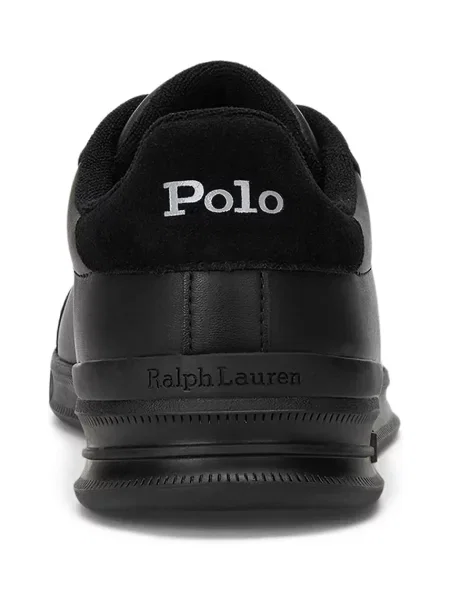 Кожаные кроссовки Polo Ralph Lauren черные