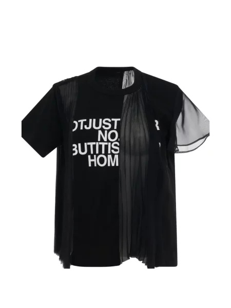 Tricou Sacai cu imagine negru