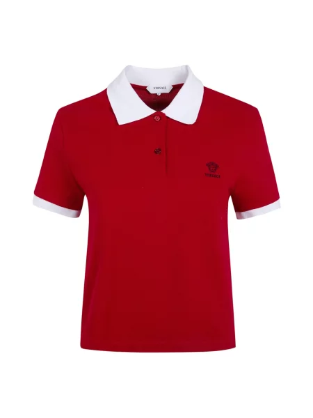 Koszulka polo Versace czerwona