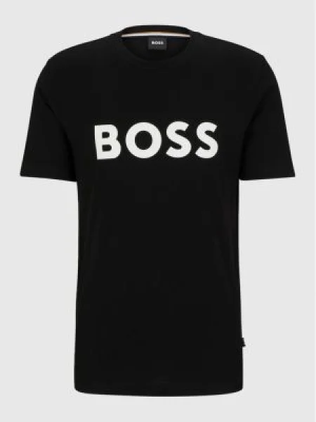 BOSS BLACK Tricou Tiburt negru