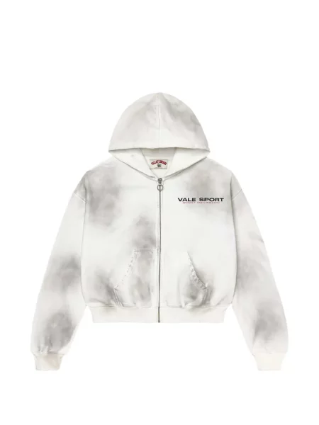Hanorac cu glugă Vale alb