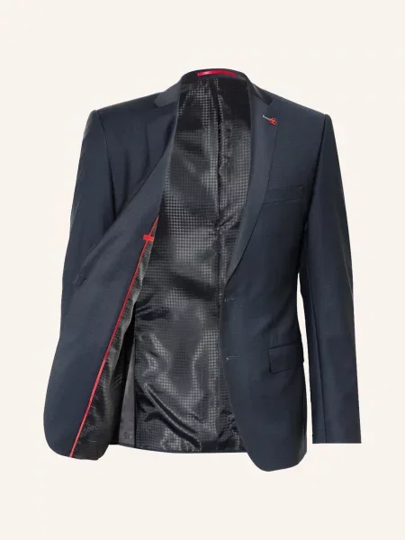 Roy Robson Oblekové Sako Slim Fit dark blue modré