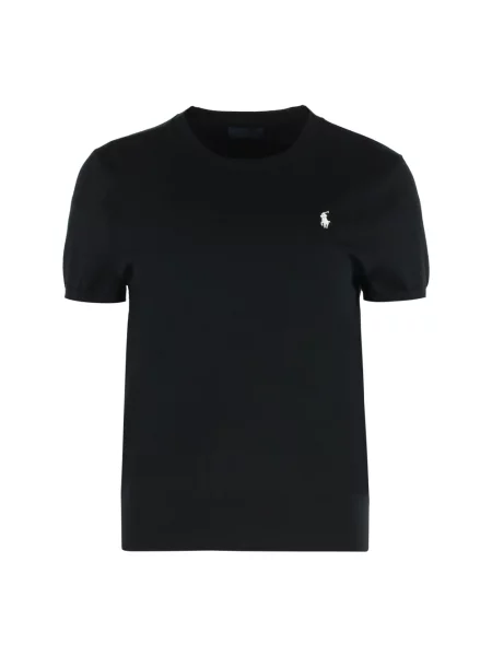 Sweter Polo Ralph Lauren z krótkim rękawem czarny