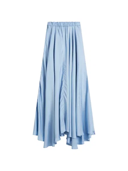 Fusta maxi Bondi Born din satin albastru