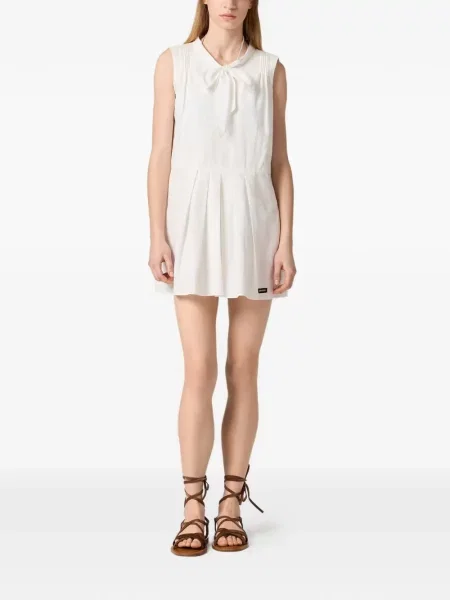 Rochie Miu Miu din poplin alb