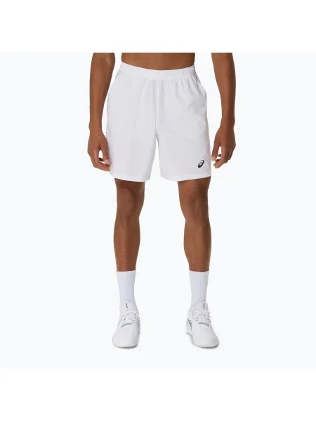 Pantaloni scurți de tenis pentru bărbați ASICS Court brilliant white alb