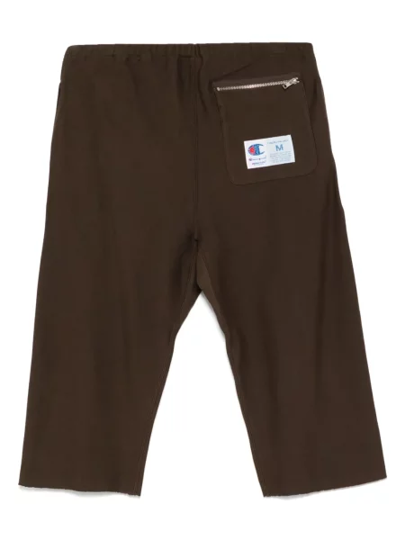 Pantaloni Undercover cu autograf maro