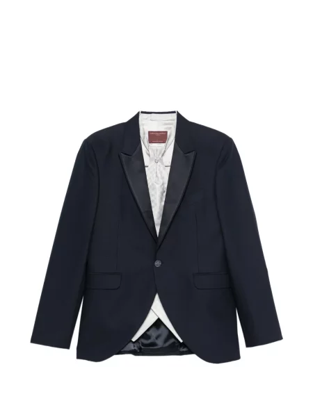 Costum Carlo Pignatelli cu rever albastru