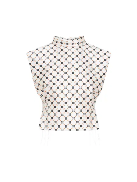 Top Lanvin z nadrukiem