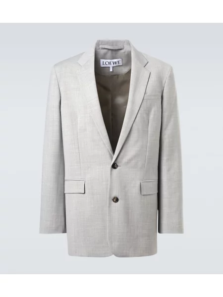 Sacou Loewe de lână gri