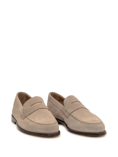Pantofi loafer Doucal's din piele de căprioară