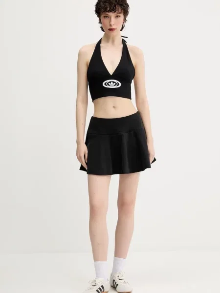 Спідниця adidas Coquette mini розкльошена чорний