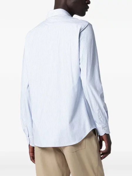 Pruhované pruhované košile Xacus modré