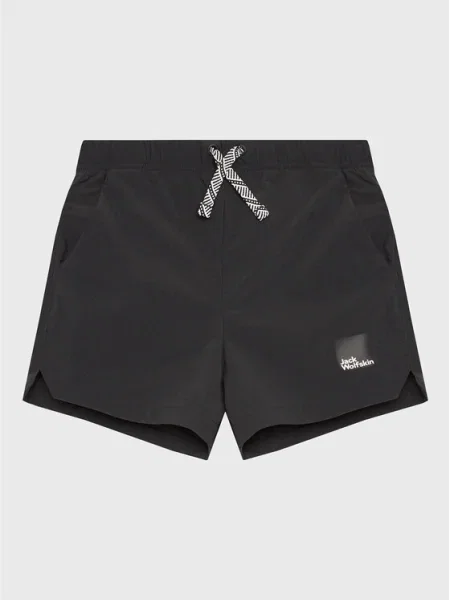Jack Wolfskin Шорти от плат Teen черен