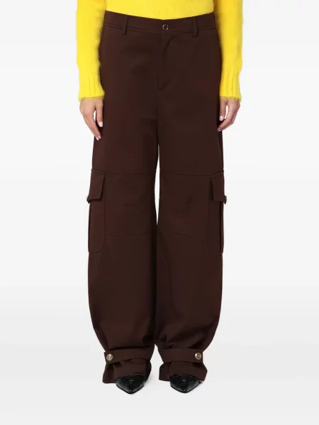 Pantaloni cargo Moschino galben