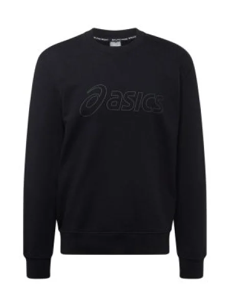 Суичър с качулка Asics с качулка с апликация черно