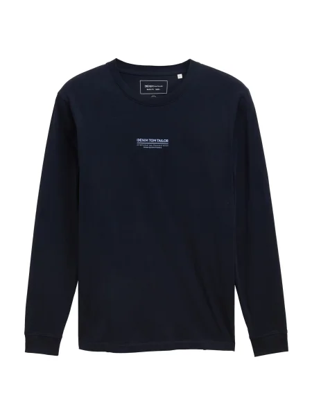 TOM TAILOR DENIM Tricou deschis / închis albastru