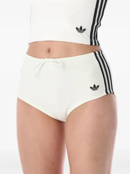 Топ Adidas на райета с принт бяло