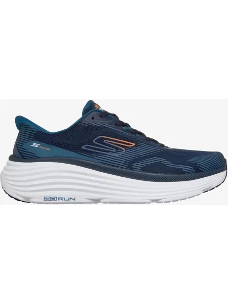 Buty do biegania Skechers Slip-Ins Max Cushioning Endeavour Sequoya granatowy ciemnoniebieski czarny 40 biały