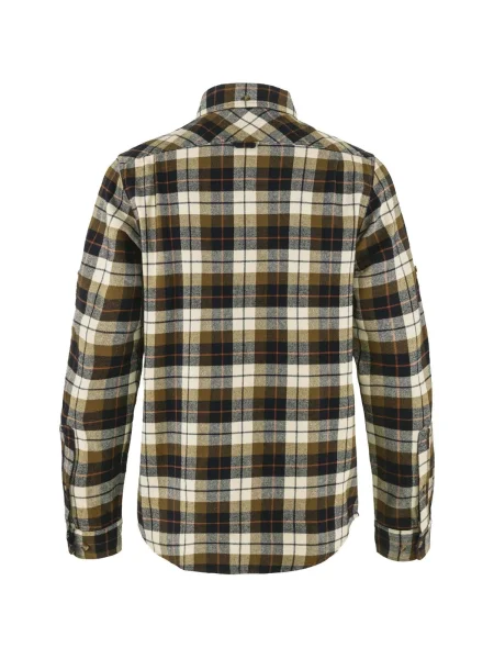 Cămașă Fjallraven de flanelă alb