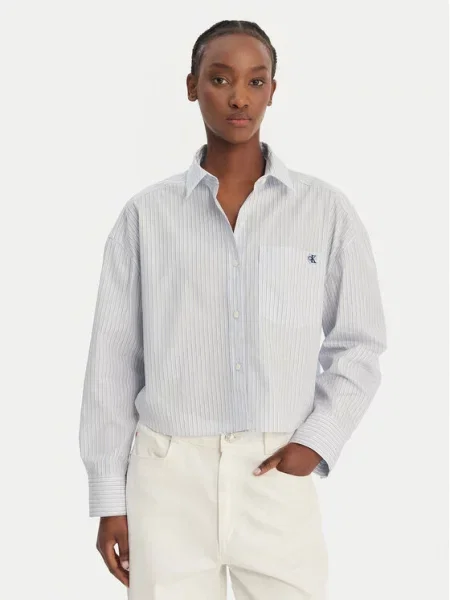 Calvin Klein Jeans Srajca Svetlo modra