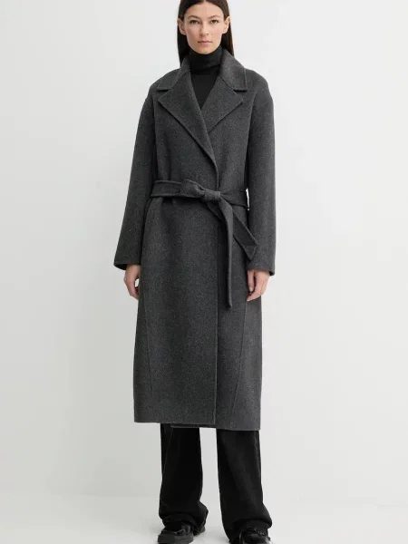Palton Zadig&voltaire de lână gri