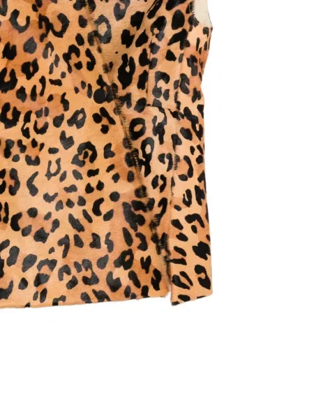 Kamizelka Alberta Ferretti bez rękawów z nadrukiem z nadrukiem zwierzęcym