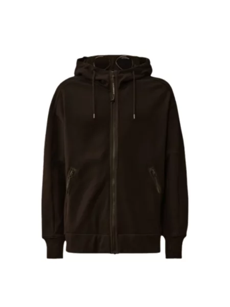 Bluza z kapturem C.p. Company polarowa czarna