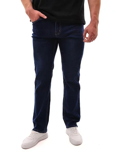 Прямі джинси BARON темно-синій бавовна/поліестер сині