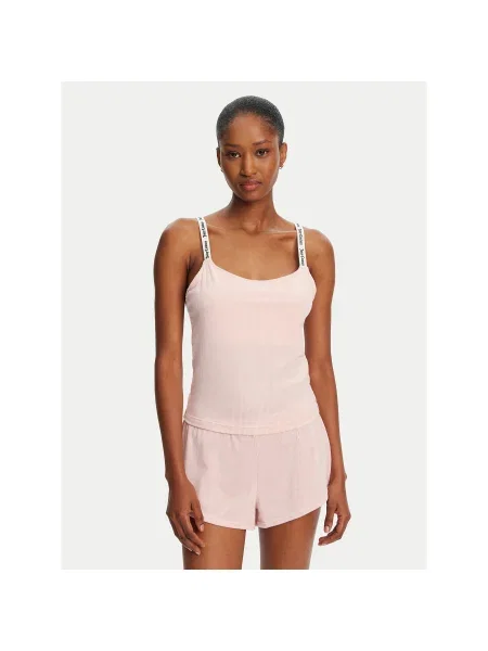 Juicy Couture Felső Elina Slim Fit rózsaszín