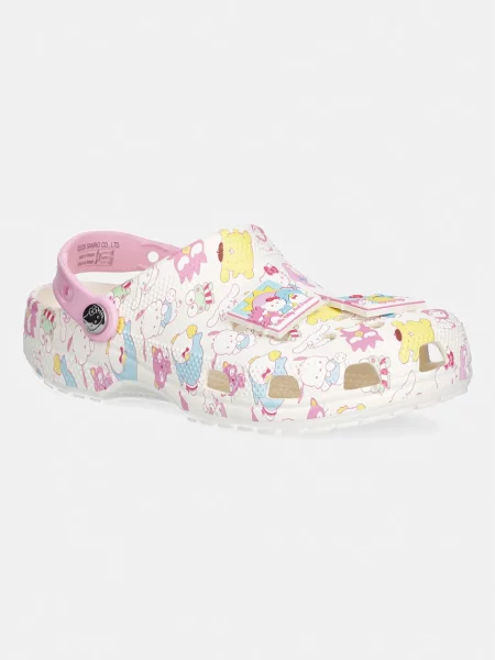 Crocs papuci pentru femei Classic Hello Kitty Pastel Clog