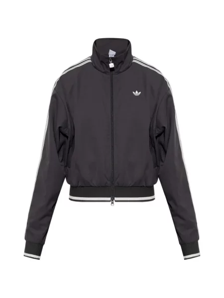 Geacă Adidas cu broderie gri